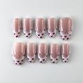 Heart Lace French Tips