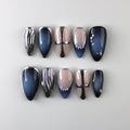Edgy Blue Aura with Chrome