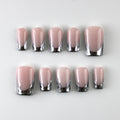 Metallic Silver Chrome Frenchies