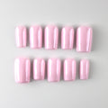 Glazed Pink Press-Ons